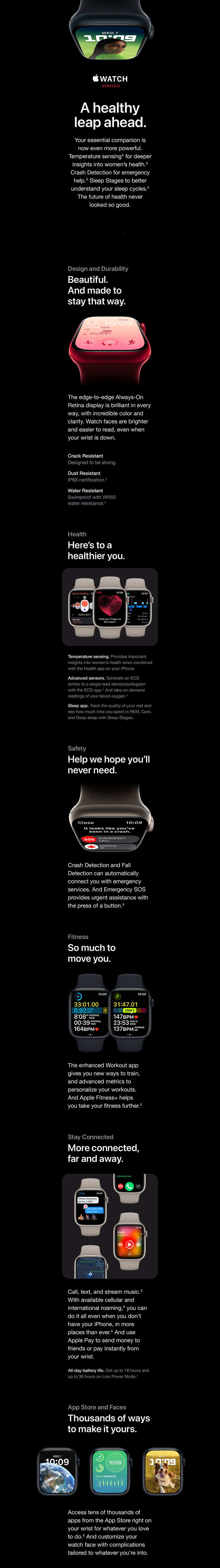 Introducing Apple Watch Series 8