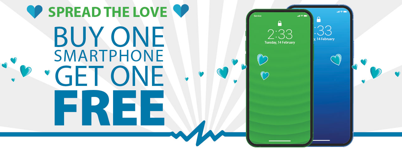 Smartphones Buy One, Get One Free