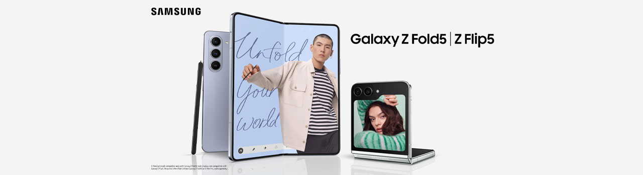 Samsung Galaxy Z Flip5 and Fold5 Now Available