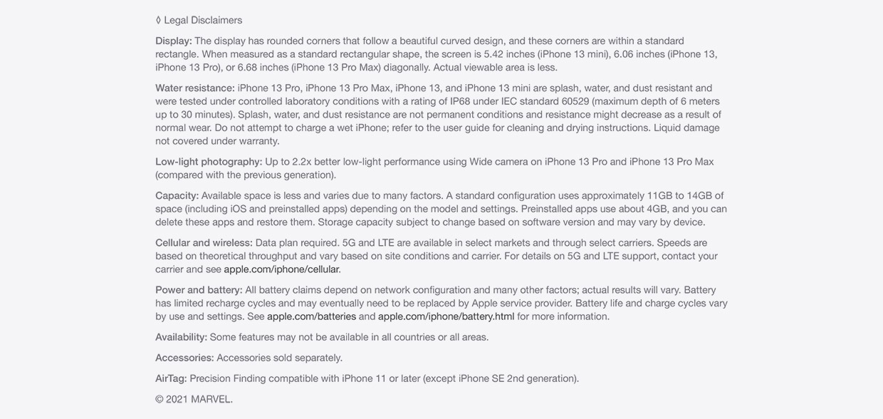 iPhone 13 Pro Legal