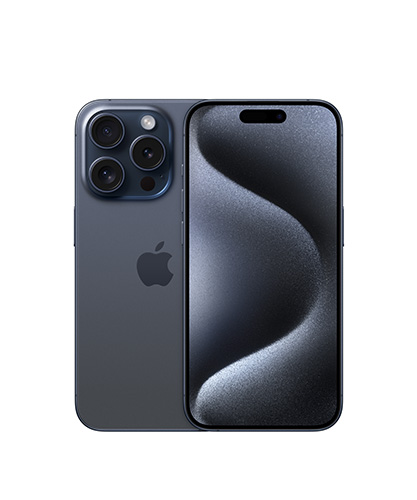 【カメラに汚れあり】iPhone 15 Pro 256GB Blue iPhone_15_Pro_Blue_Titanium_PD