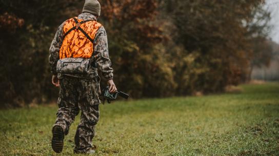 Outdoor enthusiast outside