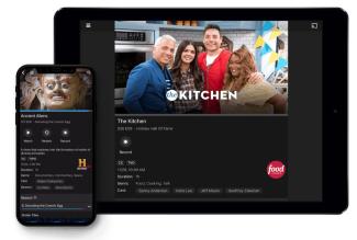 Streaming TV on tablets and phones