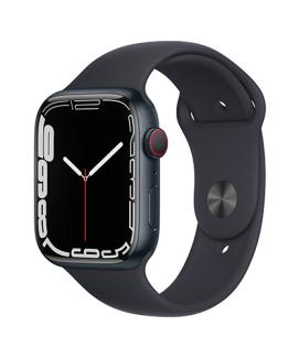 AppleWatchSeries7 45mm Midnight band side
