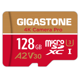  Gigastone MicroSD A1 V30 Memory Card 128GB 