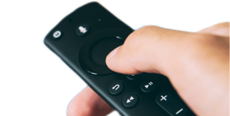 Remote Control in hand