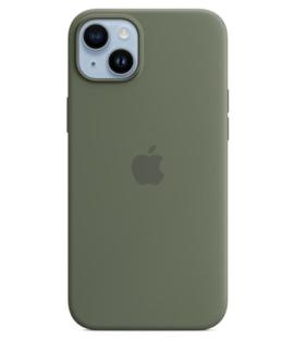 iPhone 14 Plus Silicone Case with MagSafe - Olive