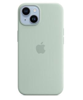 iPhone 14 Silicone Case with Magsafe -Succulent