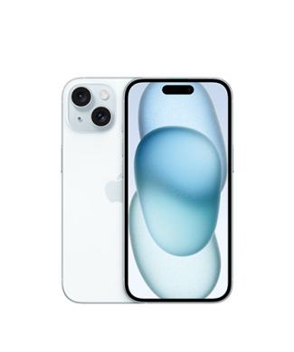 iPhone 15 Blue front and back