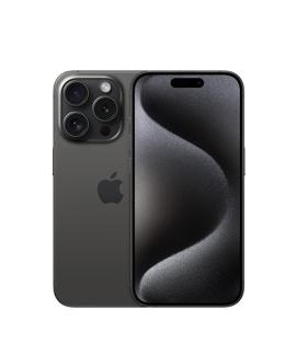 iPhone 15 Pro Black Titanium front and back
