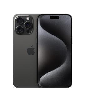 iPhone 15 Pro Max Black Titanium front and back