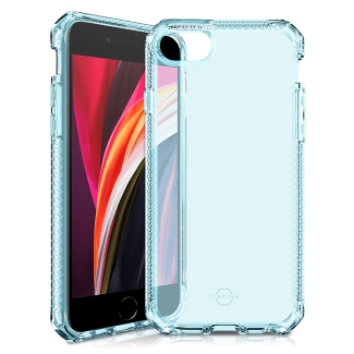Spectrum Clear Case Light Blue for the iPhone SE