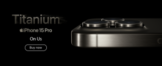 Titanium. iPhone 15 Pro. On Us. Buy Now