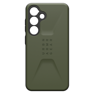 Olive UAG phone case for the Samsung Galaxy S24