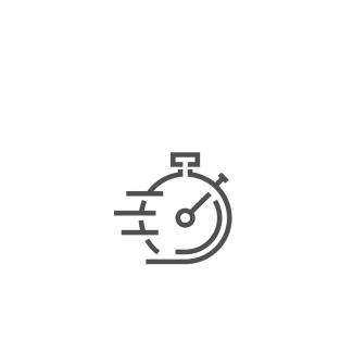 stopwatch with speed lines icon