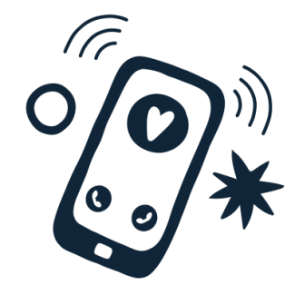 cartoon phone burst Celebrations