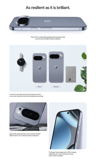 Google Pixel 10 Pro features.