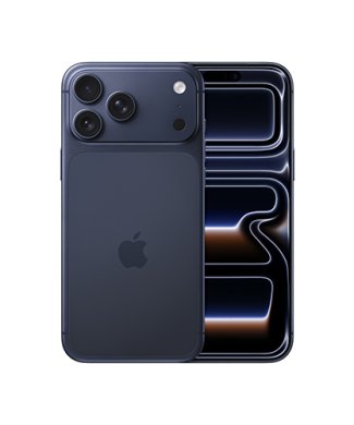 The iPhone 17 Pro Max viewed side by side to show the front and back.