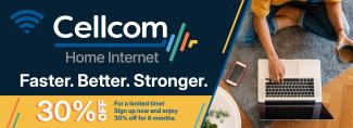 cellcom home internet. faster. better. stronger.