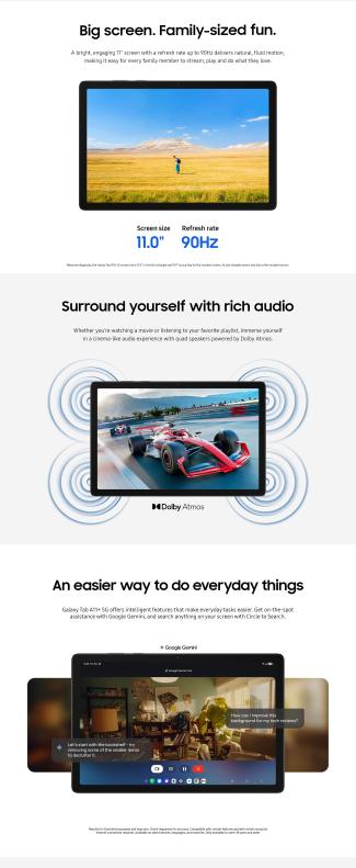Features of the Samsung A11+