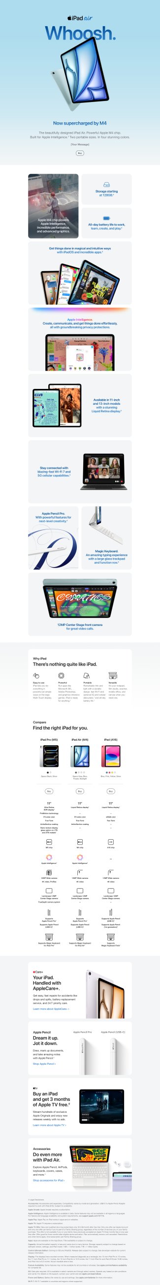 iPad Air M4 features