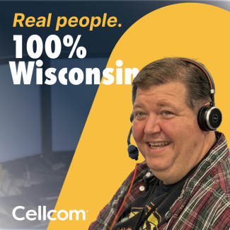 real people 100% Wisconsin people. Bob, not bots, help customers everyday