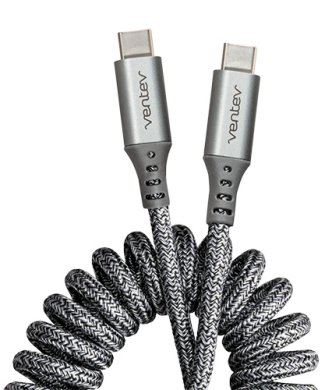 Ventev Coiled USBC Charger DCCI