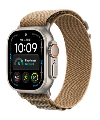 Watch Ultra 4 GPS + Cellular 49mm Natural Titanium case with Desert Apline Band