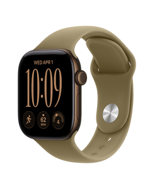 Apple Watch Series 12 42mm GPS plus Cellular Dark Bronze Aluminum Sport Band Olive