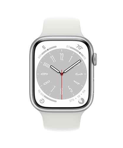 AppleWatch8 45mm SilverAluminum top