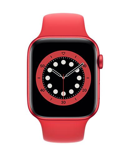 Watch Series 6 GPS + Cellular 40mm (PRODUCT)RED w/ Red Sport Band