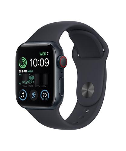 AppleWatchSE MidnightAluminum side