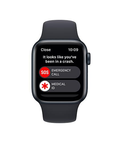 AppleWatchSE MidnightAluminum emergency calling