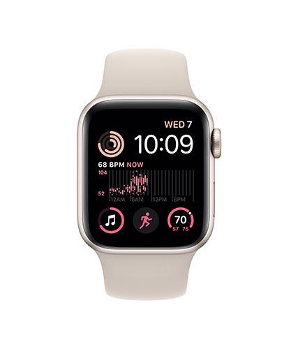 Apple Watch SE 2ND GEN 40mm 44mm GPS or Cellular - Midnight Starlight  Silver