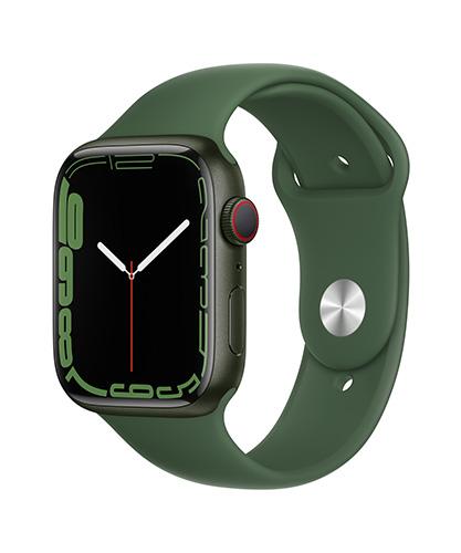 Watch Series 7 GPS + Cellular 45mm Green Aluminum Case w/Clover