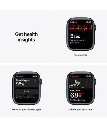 AppleWatchSeries7 45mm Midnight band specs