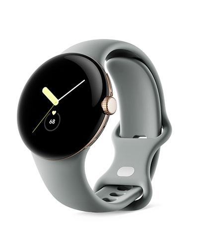 GooglePixelWatch Champagne Hazel side