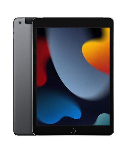 iPad 9gen space gray front and back