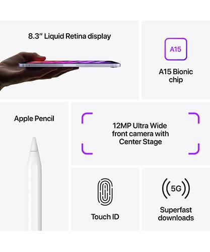 iPadmini 6gen Purple specs