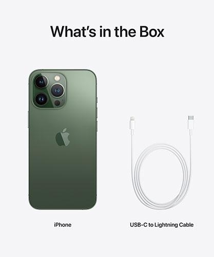 iPhone13 Pro Alpine Green box