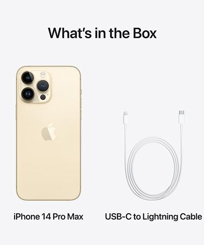 iPhone14 ProMax Gold box