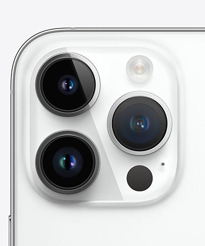 iPhone14 ProMax Silver close up