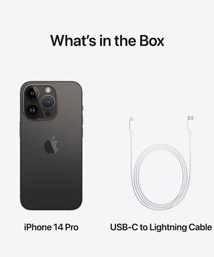 iPhone14 Pro Space Black box