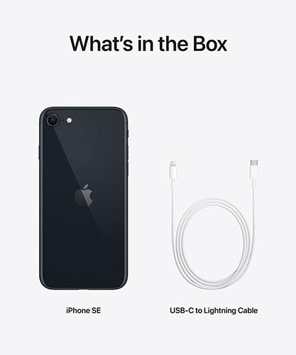iPhone SE Midnight box