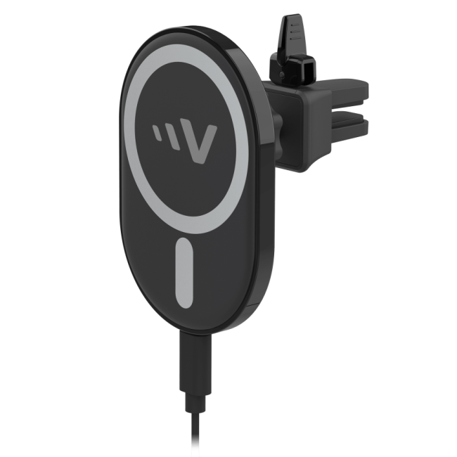 Ventev 15W Magnetic Wireless Car Charger Mount - Black