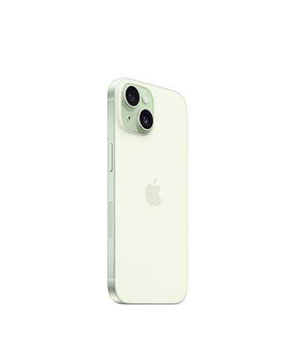 iPhone 15 Green back angle right