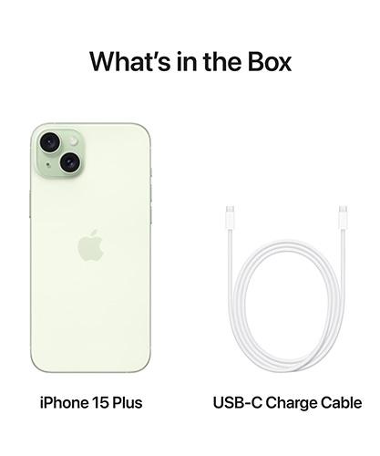 iPhone 15 Plus Green what's in the box