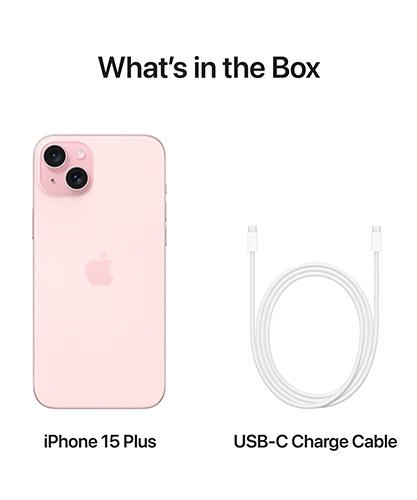 iPhone 15 Plus Pink what's in the box