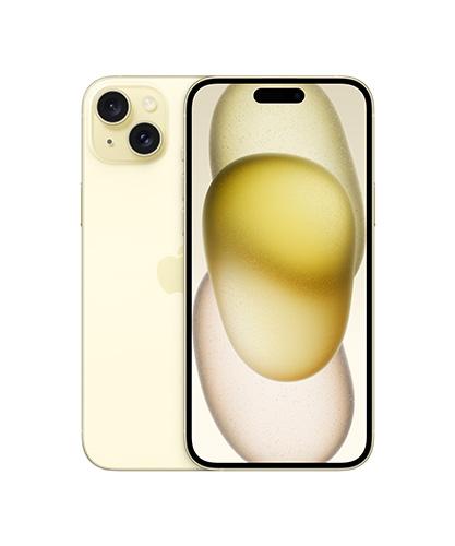iPhone 15 Plus Yellow front and back