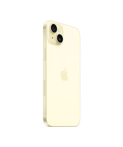iPhone 15 Plus Yellow back angle right
